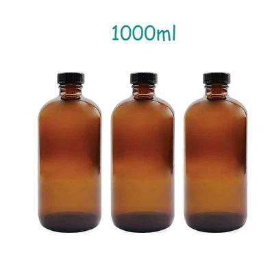 1000ml keltainen lasipullo